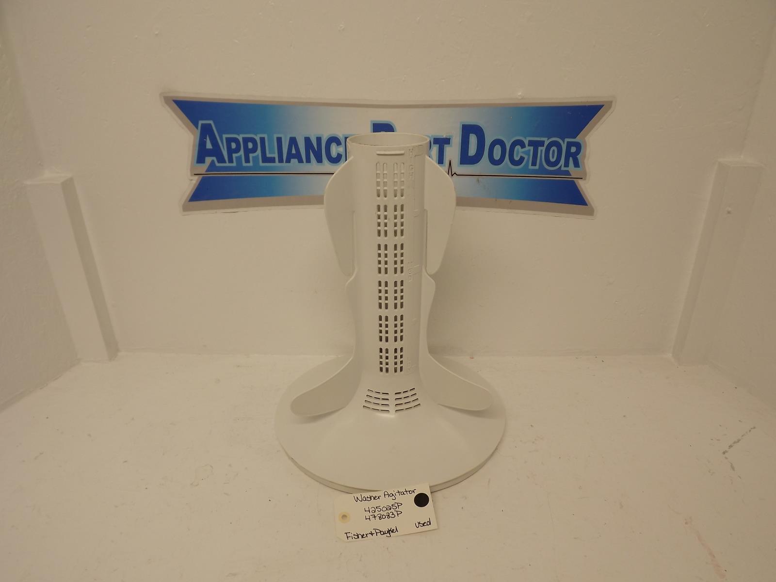 Fisher & Paykel Washer 425025P 478083P Washer Agitator Used Fisher & Paykel Washer 425025P 478083P Washer Agitator Used